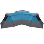 Familienzelt mit Dach mit Speicher Blau 833 x 585 x 216 cm Taft