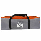 Familienzelt mit Dach Grau und Orange 833 x 585 x 216 cm Taft