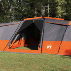 Familienzelt mit Dach Grau und Orange 833 x 585 x 216 cm Taft