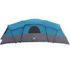 Familienzelt mit Dach mit Speicher Blau 762 x 655 x 218 cm Taft