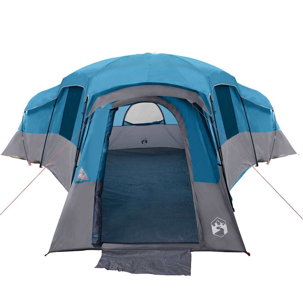 Familienzelt mit Dach mit Speicher Blau 762 x 655 x 218 cm Taft