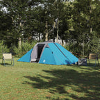 Tunnelzelt mit Dach mit Speicher Blau 510 x 240 x 156 cm Taft