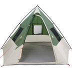 Tipi Zelt mit Dach mit Speicher Grün 383 x 338 x 217 cm Taft