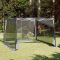 Innenzelt mit Dach Grau und Orange 303 x 303 x 196 cm Taft