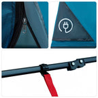 Innenzelt mit Dach mit Speicher Blau 290 x 288 x 234 cm Taft