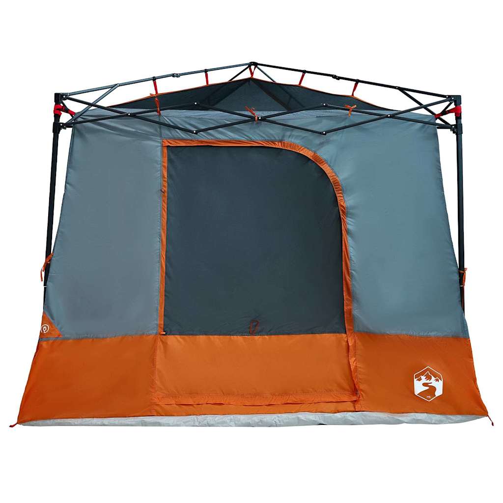 Innenzelt mit Dach Grau und Orange 290 x 288 x 234 cm Taft