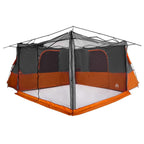 Innenzelt mit Dach Grau und Orange 520 x 520 x 190 cm Taft