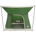 Campingzelt mit Dach mit Speicher Grün 223 x 163 x 130 cm Taft