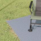 Zeltteppich Blau und Grau 450 x 250 cm Polyethylen