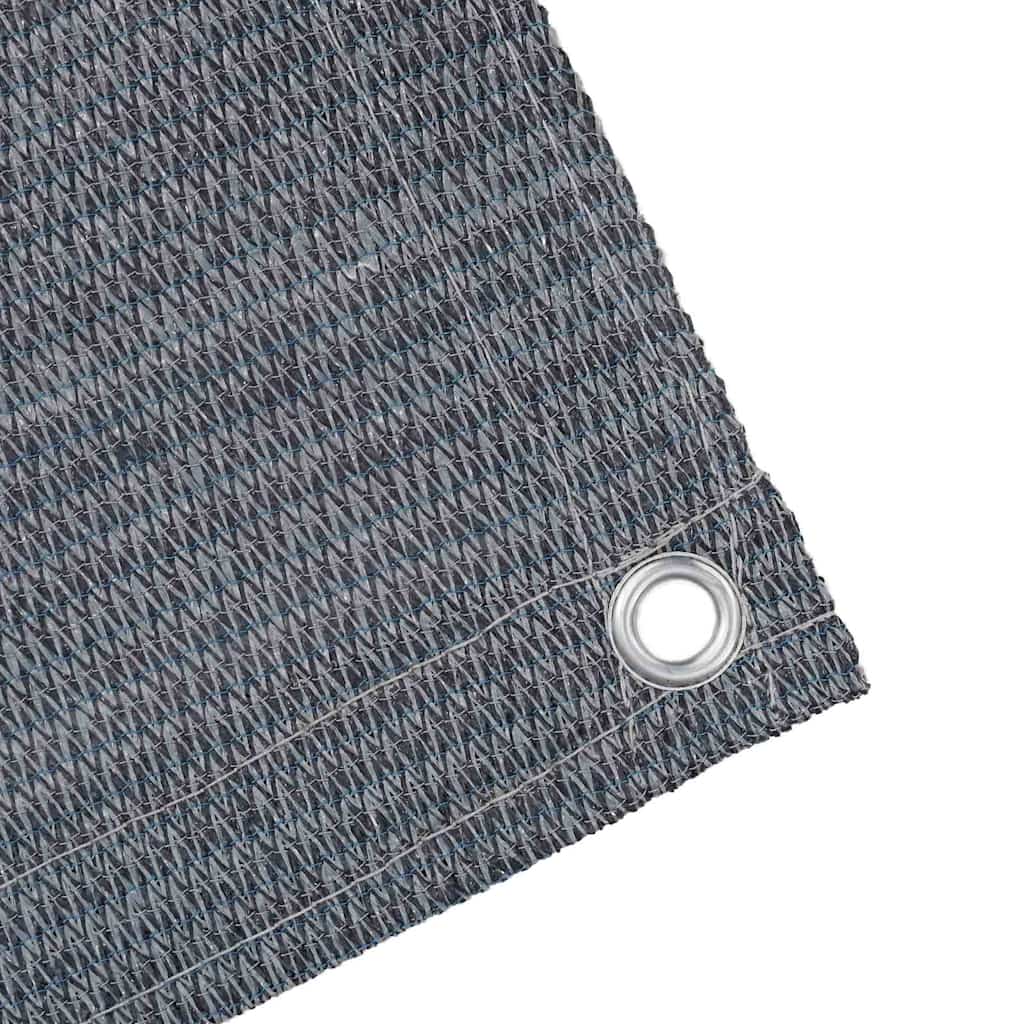 Zeltteppich Blau und Grau 600 x 250 cm Polyethylen