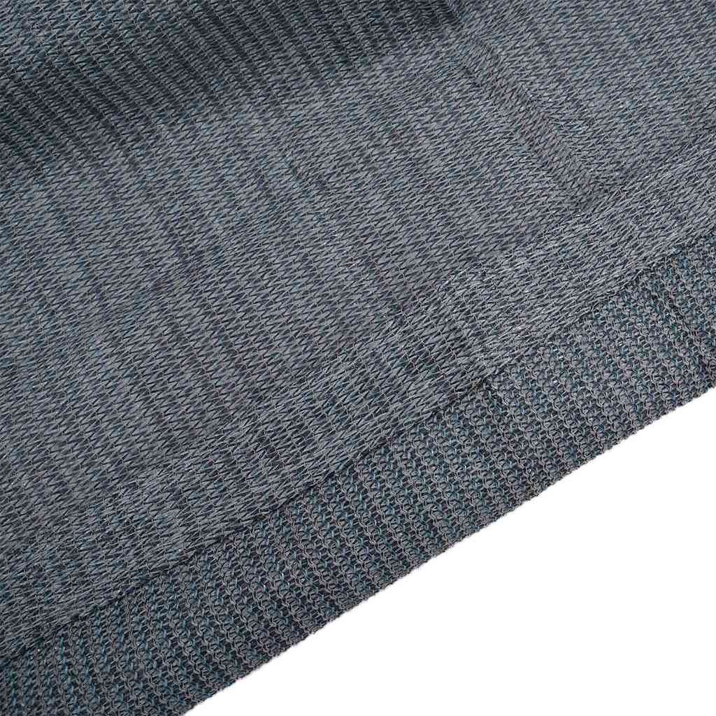 Zeltteppich Blau und Grau 600 x 250 cm Polyethylen