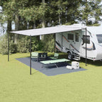 Zeltteppich Blau und Grau 600 x 300 cm Polyethylen
