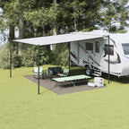 Zeltteppich Hellgrau 500 x 300 cm Polyethylen
