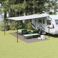 Zeltteppich Hellgrau 600 x 300 cm Polyethylen