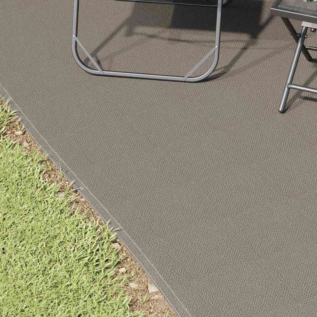 Zeltteppich Hellgrau 400 x 400 cm Polyethylen