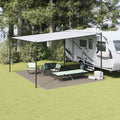 Zeltteppich Hellgrau 500 x 400 cm Polyethylen