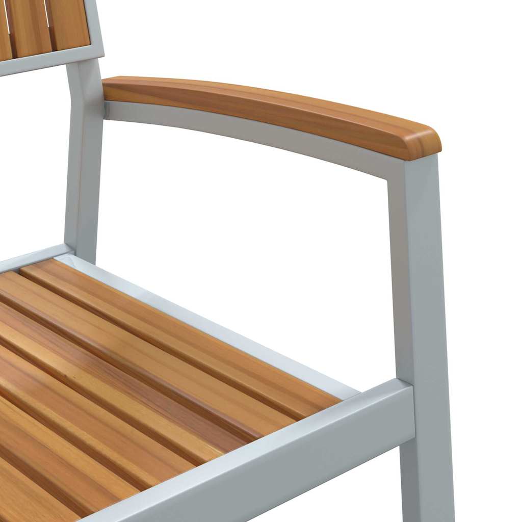Stapelstuhl 4 pcs Braun 56 x 57 x 87 cm Massivholz Akazie