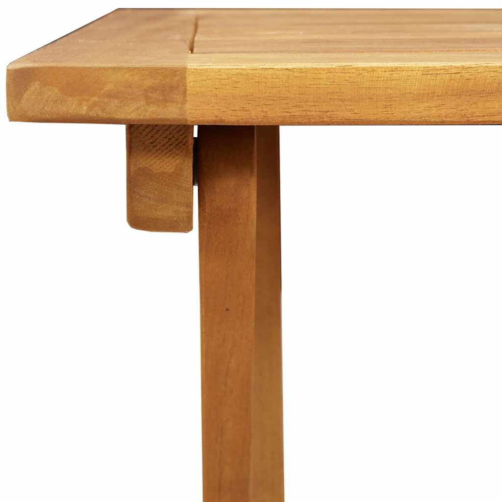 Gartentisch Natur 60 x 60 x 72 cm Massivholz Akazie