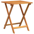 Gartentisch Natur 60 x 60 x 72 cm Massivholz Akazie