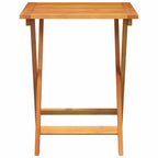 Gartentisch Natur 60 x 60 x 72 cm Massivholz Akazie