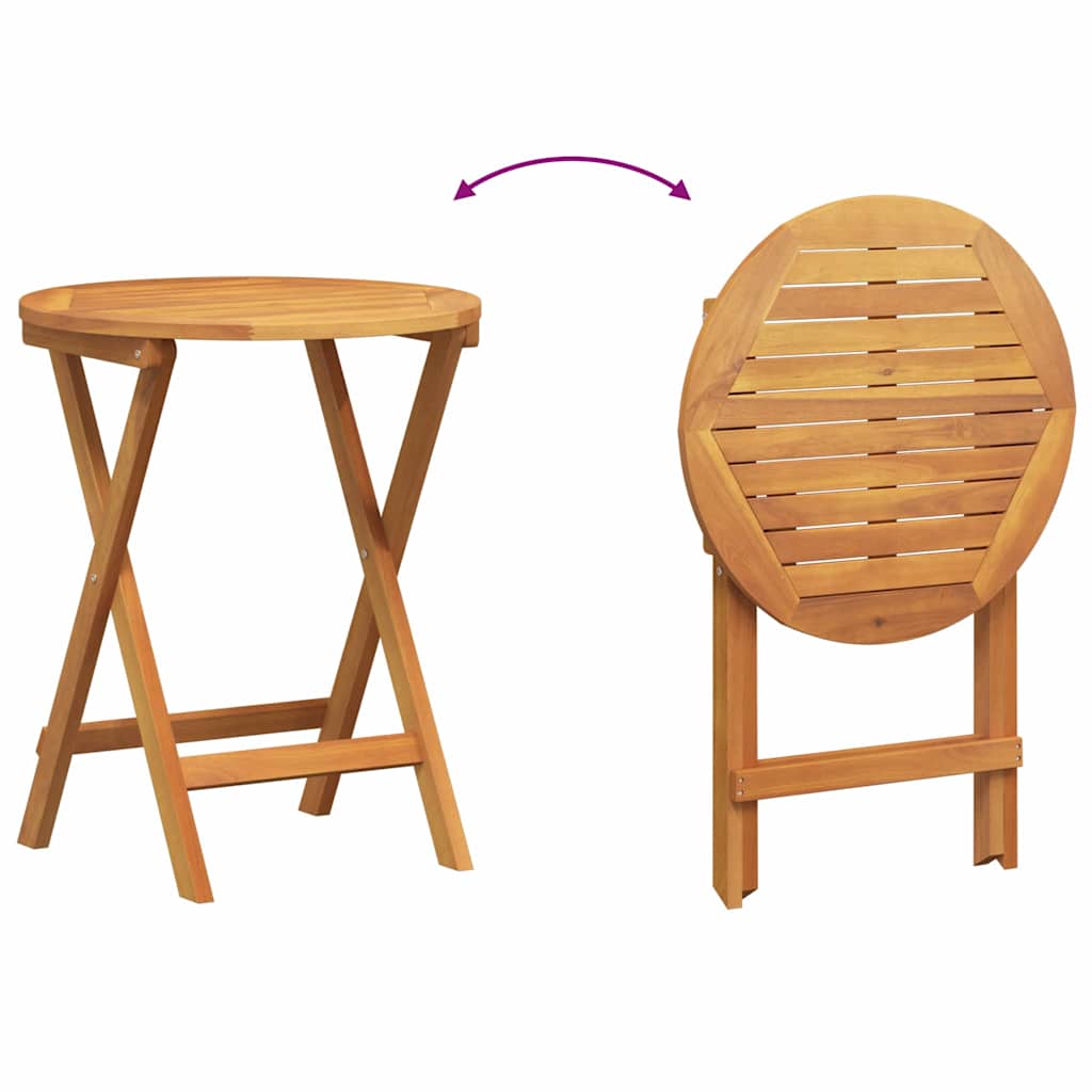 Garten Essgruppe mit Kissen 3 pcs Öl-Natur Massivholz Akazie