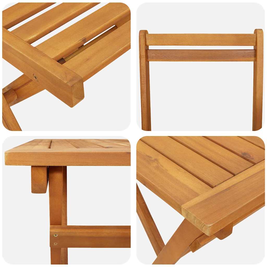 Bistrogarnitur 5 pcs Öl-Natur Massivholz Akazie