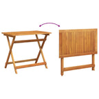 Bistrogarnitur 5 pcs Öl-Natur Massivholz Akazie