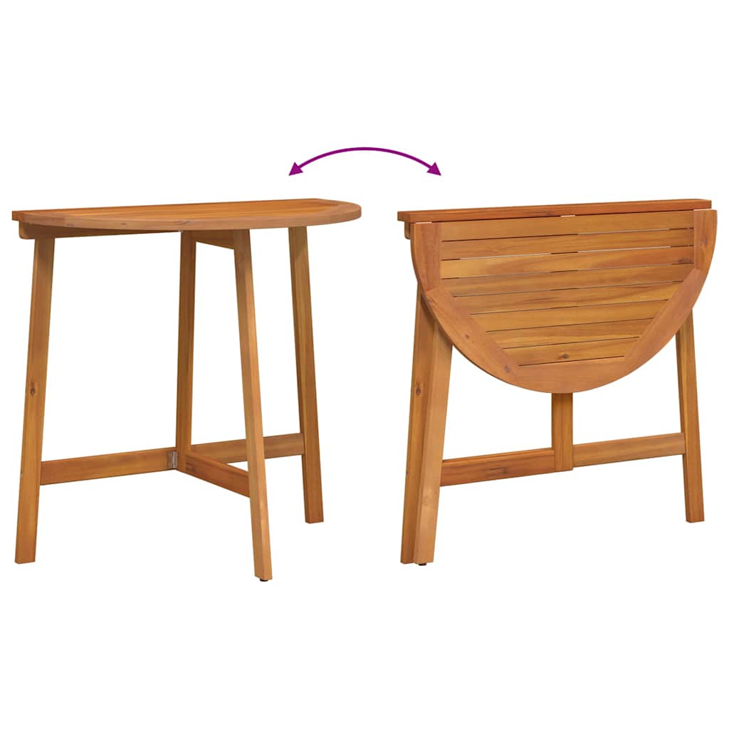 Bistrogarnitur 3 pcs Öl-Natur Massivholz Akazie