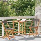 Bistrogarnitur mit Kissen 3 pcs Öl-Natur Massivholz Akazie