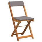 Bistrogarnitur mit Kissen 3 pcs Öl-Natur Massivholz Akazie