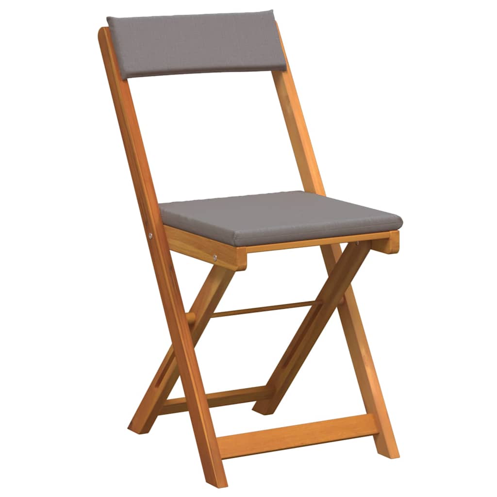 Bistrogarnitur mit Kissen 3 pcs Öl-Natur Massivholz Akazie