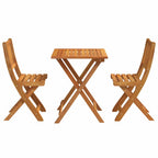 Bistrogarnitur 3 pcs Öl-Natur Massivholz Akazie