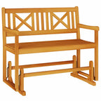 Garten Schaukeltbank Natur 110 x 59 x 97 cm Massivholz Akazie