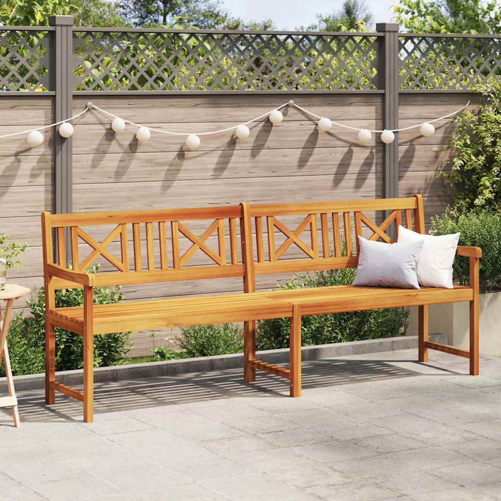 Bank Outdoor Natur 220 x 56 x 90 cm Massivholz Akazie