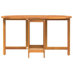 Gartentisch Braun 110 x 60 x 72 cm Massivholz Akazie