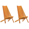 Stuhl 2 pcs Braun 69 x 56 x 84 cm Massivholz Akazie