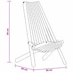 Stuhl 2 pcs Braun 69 x 56 x 84 cm Massivholz Akazie