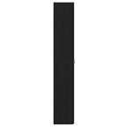 Büroschrank Schwarz Eichen-Optik 60 x 32 x 190 cm Holzwerkstoff