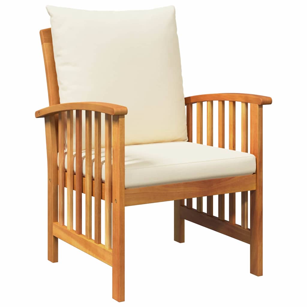 Gartensofa-set mit Kissen 3 pcs Öl-Natur Massivholz Akazie