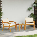 Gartenstuhl mit Kissen 2 pcs Öl-Natur Massivholz Akazie