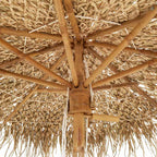 Tiki-Schirm mit Bananenblatt-Dach 240 cm Bambus