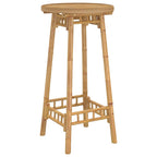 3-tlg. Outdoor-Bar-Set Klappbar Bambus
