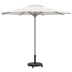 Sonnenschirmständer Art Deco Schwarz Ø 45 x 39,5 cm Eisen