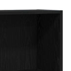 Bücherregal Schwarz Eichen-Optik 60 x 24 x 76 cm Holzwerkstoff