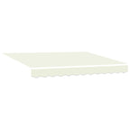 Einziehbare Markise Creme 300 x 200 cm Stoff