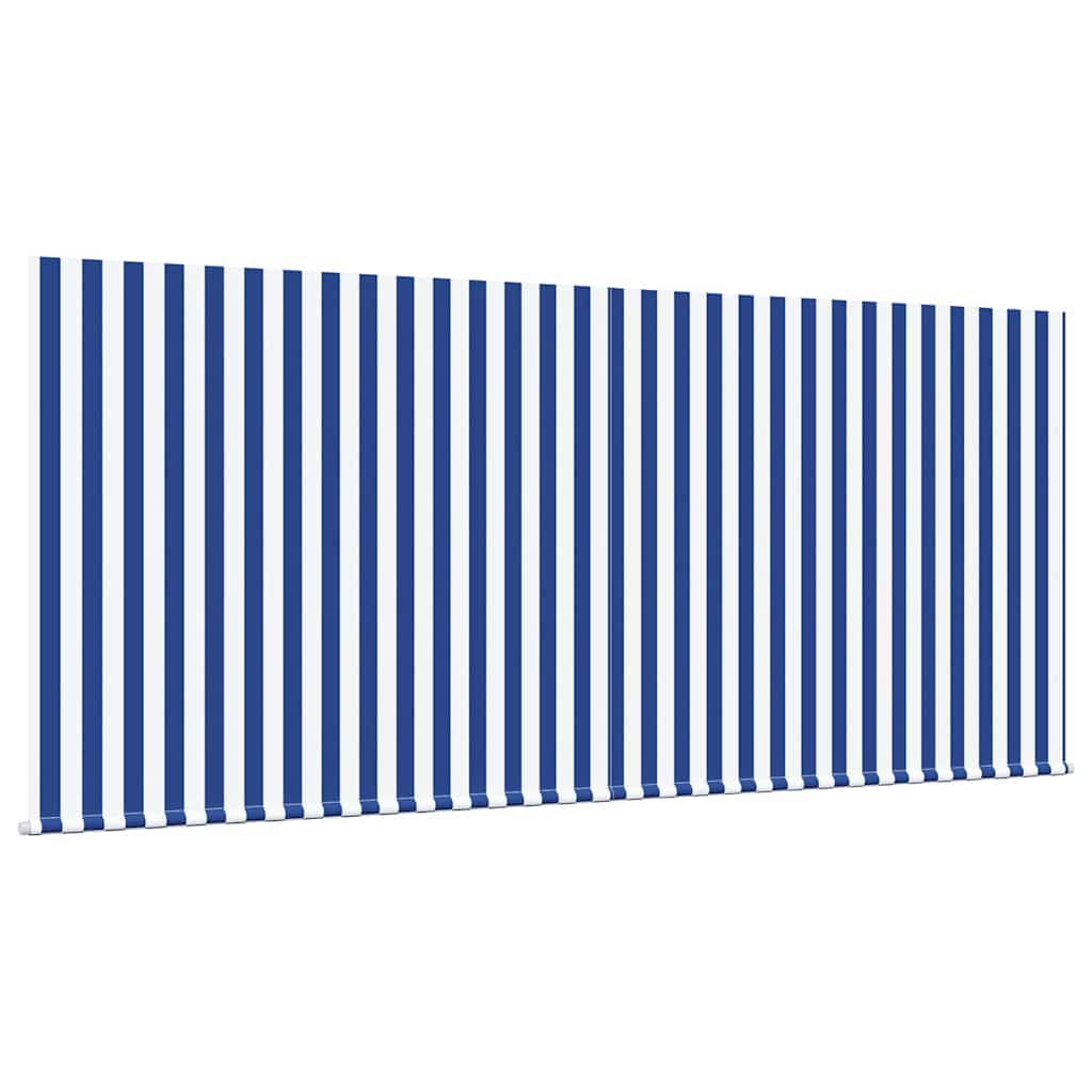 Einziehbare Markise Blau und Weiß 300 x 200 cm