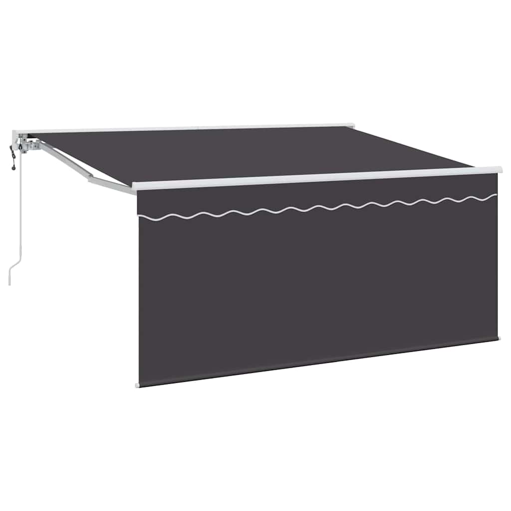 Einziehbare Markise Anthrazit 300 x 200 cm