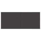 Einziehbare Markise Gestreift Anthrazit 300 x 200 cm Stoff