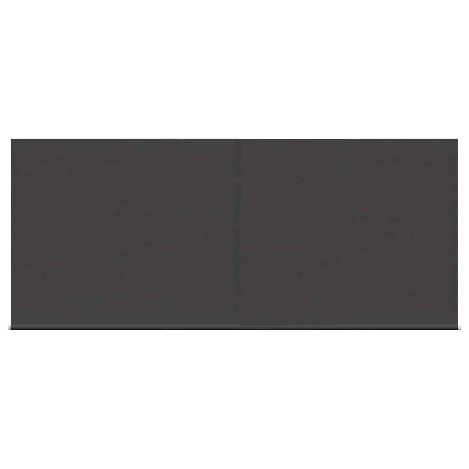 Einziehbare Markise Gestreift Anthrazit 300 x 200 cm Stoff