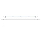 Einziehbare Markise Creme 350 x 200 cm Stoff